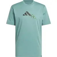 adidas M LIGHT MVMT TEE Pánské tričko, zelená, velikost