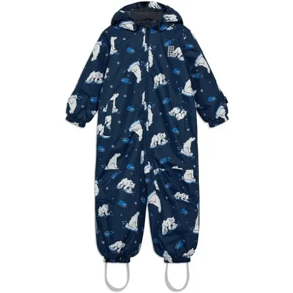 LEGO&reg; kidswear LWJERI 704 Dětská zimní kombinéza, tmavě modrá, velikost