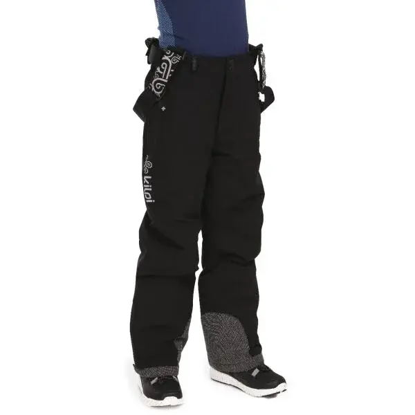 KILPI MIMAS Detské lyžiarske nohavice, čierna, veľkosť