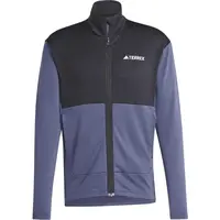 adidas TERREX MULTI LIGHT FLEECE Pánska bunda, tmavo modrá, veľkosť XXL