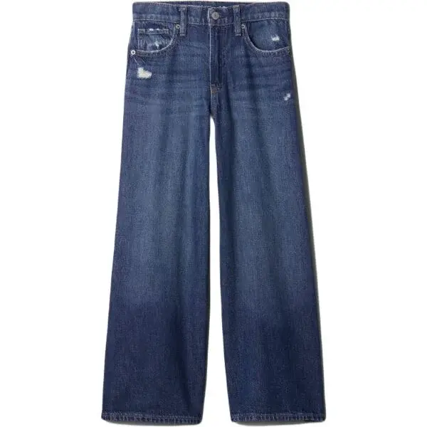 GAP BAGGY Dívčí džíny, tmavě modrá, velikost 5Y