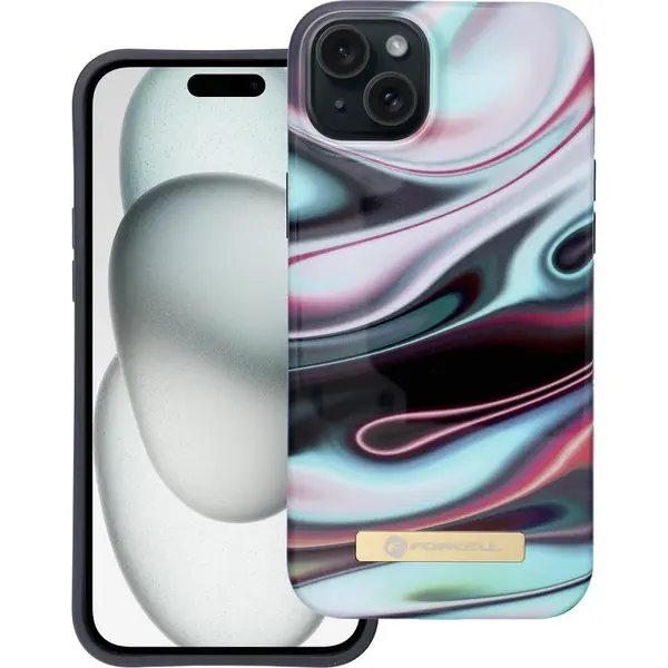 Zadní kryt FORCELL F-PROTECT Mirage MagSafe pro Apple iPhone 15 Plus, glow