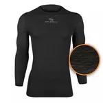 Unisex tričko Brubeck Base Layer s dlouhým rukávem Graphite XL