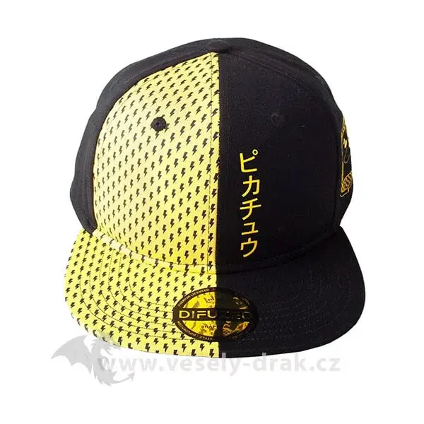 Kšiltovka Pokémon Block Pikachu Snapback