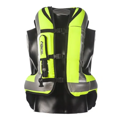 Airbagová vesta Helite Turtle HiVis 1 rozšířená, mechanická s trhačkou žlutá L