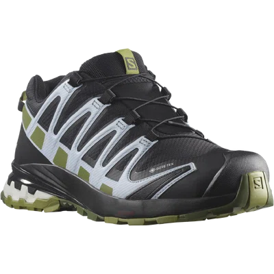 Salomon SALOMON Xa Pro 3D V8 GTX EU 38, Black/Green Moss/Zen Blue Dámské trailové boty