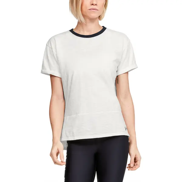Dámské triko Under Armour Charged Cotton SS Onyx White S