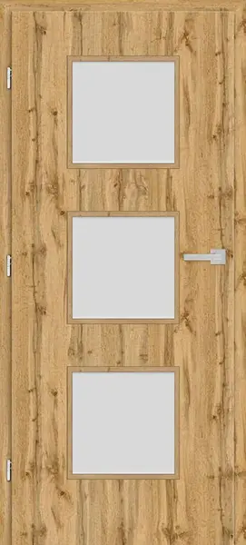 Interiérové dveře Deni 3/3 - Dub Wotan