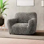 Bielastické potahy GLORIA hnědá křeslo (š. 60 - 110 cm)