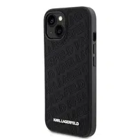 Zadní kryt Karl Lagerfeld PU Quilted Pattern pro Apple iPhone 15, černá