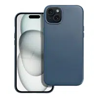 Zadní kryt LEATHER MAG COVER case pro Apple iPhone 15 Plus, indigo blue