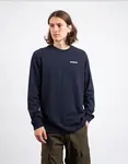 Patagonia M's L/S P-6 Logo Responsibili-Tee New Navy M