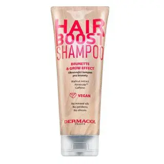 Dermacol Hair Boost Brunette & Grow Effect Shampoo posilujúci šampón pre hnedé vlasy 250 ml