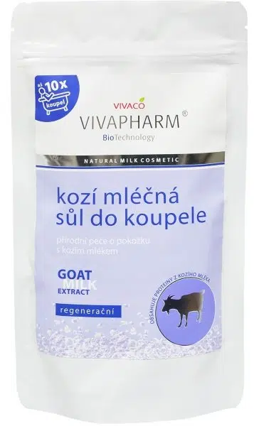 VIVACO Sůl do koupele s kozím mlékem 300 g