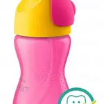 PHILIPS AVENT Hrneček s brčkem Bendy dívka 300 ml