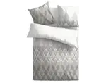 Povlečení Bibi 140x200 cm, šedé, bavlněný satén