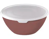 Mísa s víkem Caruba 8 l, cihlová