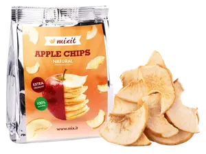 MIXIT Jablečné chipsy - Natural do kapsy 35 g