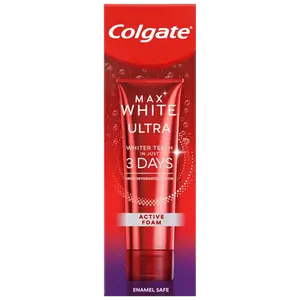 COLGATE Max White Ultra Active Foam, bělicí zubní pasta 50 ml