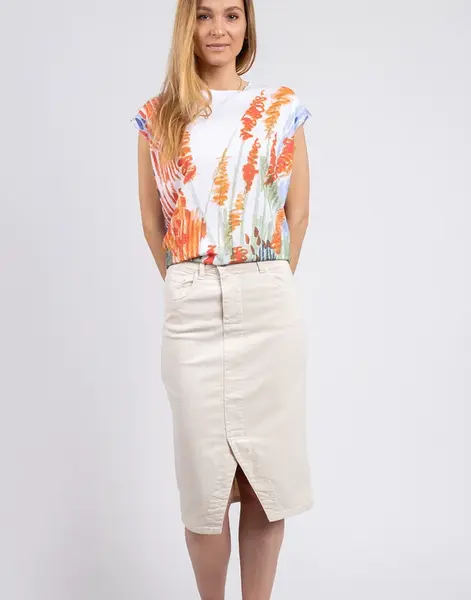 SKFK Aintzane Skirt S2413 Cream 36