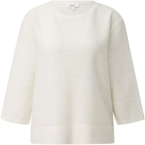 s.Oliver SWEATSHIRT NOOS Dámská mikina, bílá, velikost