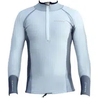 LAVACORE LC ELITE SHIRT LONG SLEEVE Top s merinem pro vodní sporty, šedá, velikost