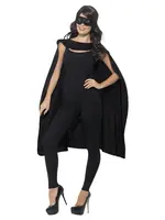 Čierný plášť so škraboškou unisex