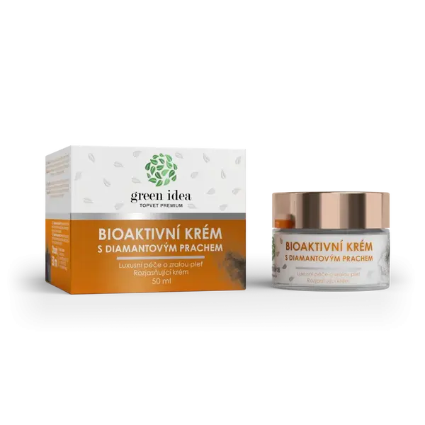 Bioaktívny krém s diamantovým prachom – 50 ml – Green idea