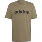 adidas LINEAR TEE Pánské tričko, khaki, velikost