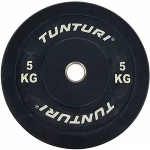 Tunturi BUMPER 5 KG x 50 MM Nakládací kotouč, černá, velikost 5 KG