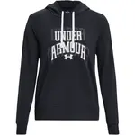Under Armour RIVAL TERRY GRAPHIC Dámská mikina, černá, velikost S