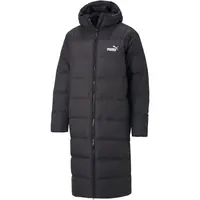 Puma LONG HOODED DOWN COAT JACKET Pánský kabát, černá, velikost
