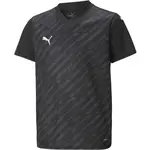 Puma TEAMULTIMATE JERSEY JR Dětský fotbalový dres, černá, velikost
