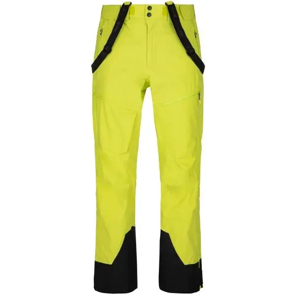 KILPI LAZZARO Pánské lyžařské kalhoty, žlutá, velikost XXXL