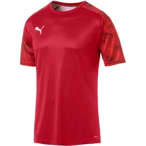 Puma CUP TRAINING JERSEY TEE Pánské sportovní triko, červená, velikost XXL