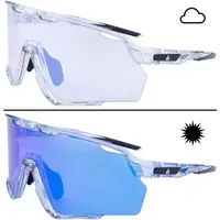Laceto SPARK Fotochromatické sportovní sluneční brýle, modrá, velikost