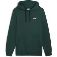 Puma ESSENTIALS 2 COLOR SMALL NO 1 LOGO HOODIE Pánská mikina, tmavě zelená, velikost