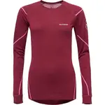 Klimatex WAAL MERINO Dámské merino triko, vínová, velikost