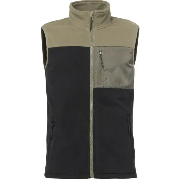 Willard TIBIAN Pánská fleecová vesta, khaki, velikost XXXL