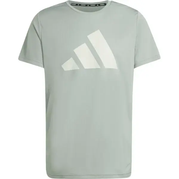 adidas RUN IT TEE Pánské triko, šedá, velikost