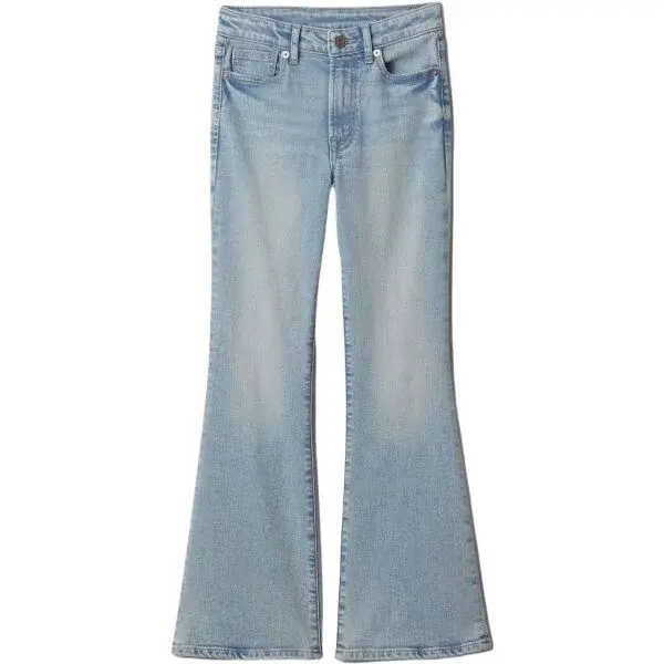 GAP V-HR FLARE Dívčí džíny, světle modrá, velikost 5Y