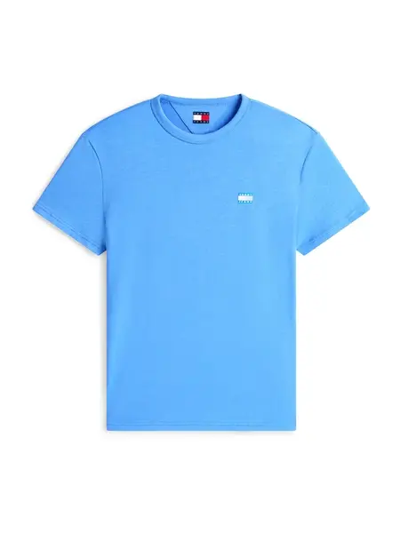 Tommy Jeans Tričko  azúrová / biela