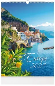 Kalendář 2027 nástěnný Europe