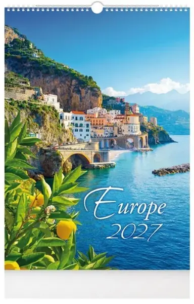 Kalendář 2027 nástěnný Europe