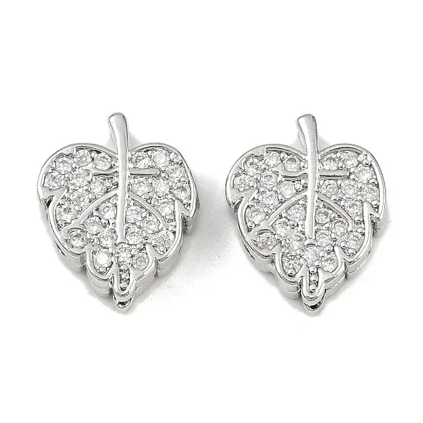 Brass Micro Pave Cubic Zirconia Multi-Strand Links
