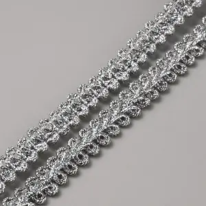 Polyester Metallic Braid Lace Trim