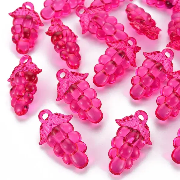 Autumn Theme Transparent Acrylic Beads