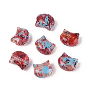 Picasso Transparent Glass Beads