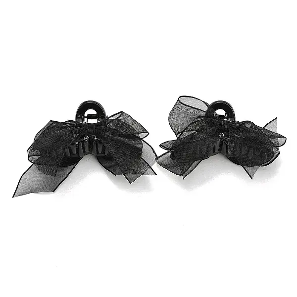 Polyester & Resin Claw Hair Clips
