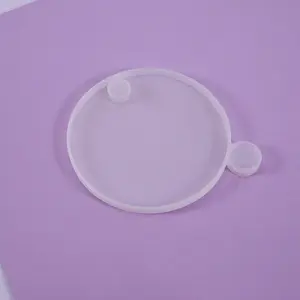 Flat Round Tray Silicone Molds